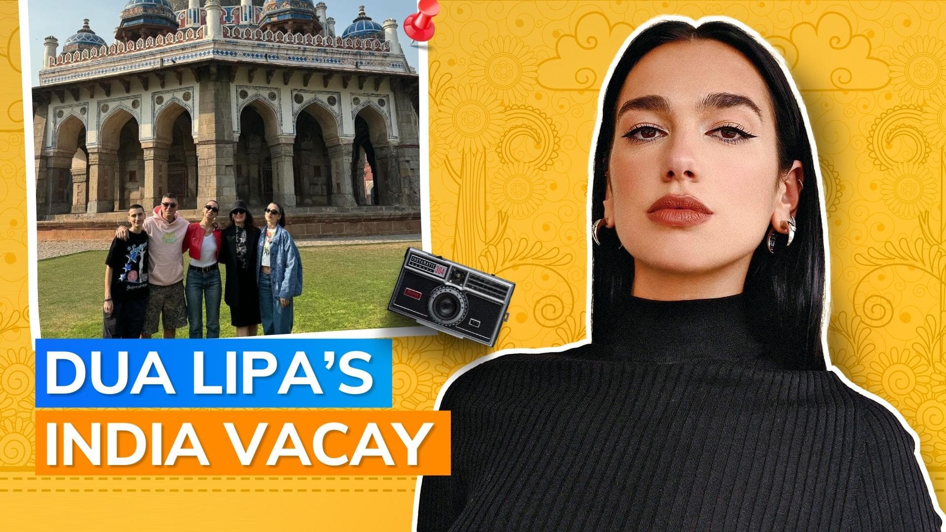 Singer Dua Lipa vacations in India; pictures from Bangla Sahib and Humayun Tomb out: watch