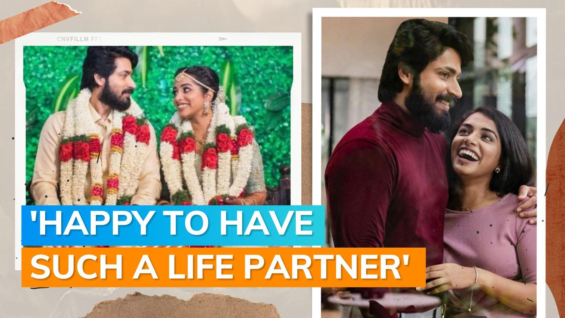 Harish Kalyan marries Narmada Udaykumar in Chennai; first pics from wedding go viral
