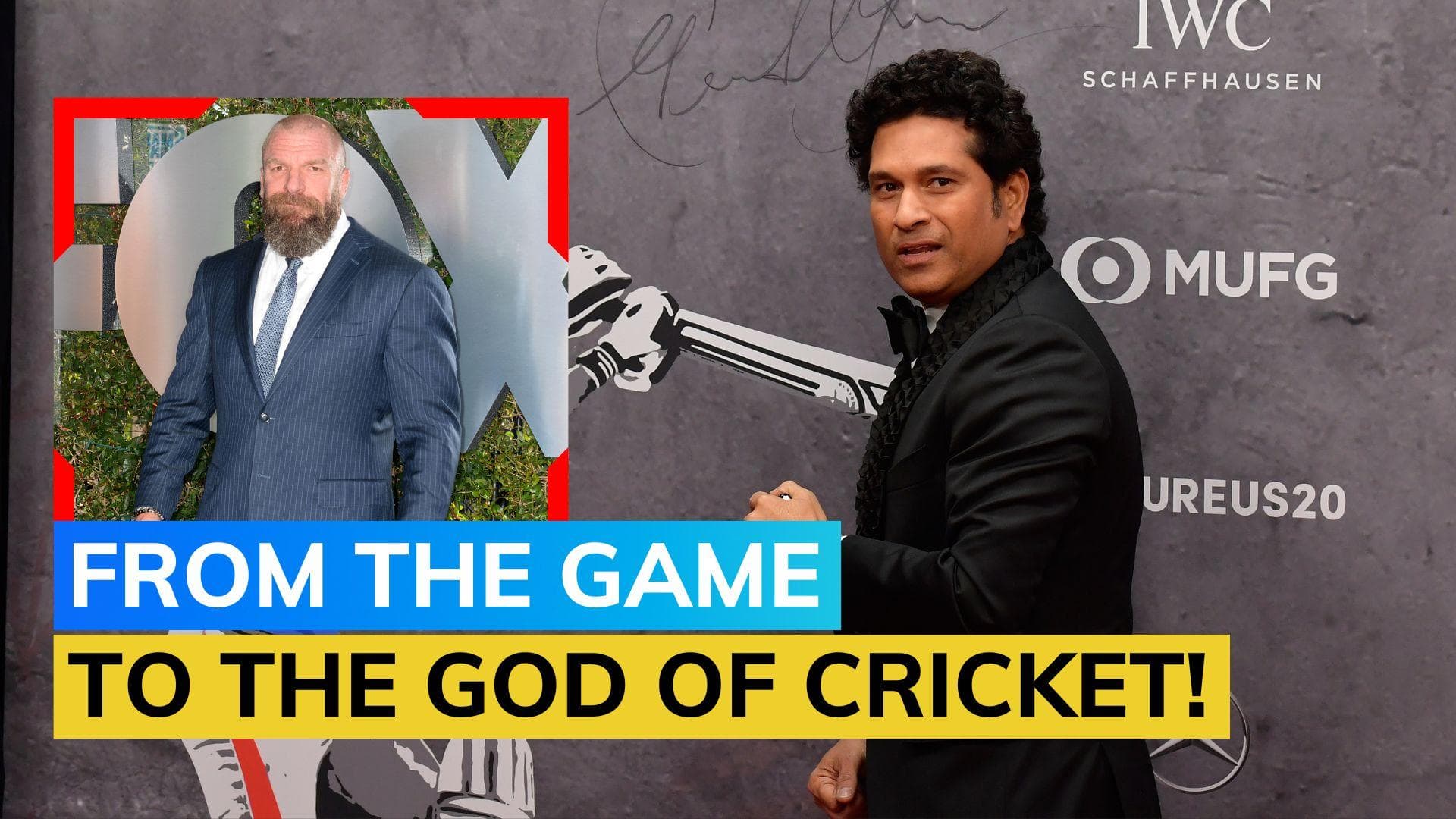 Watch! WWE's TripleH wishes Sachin Tendulkar a happy 50th birthday