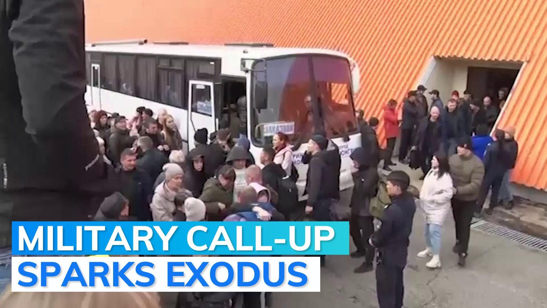 Russians take-off to avoid Putin's military call-up for war against Ukraine