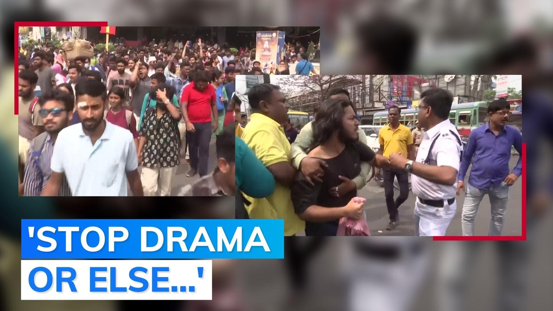 Bomb attack threat for government employees protesting in Bengal