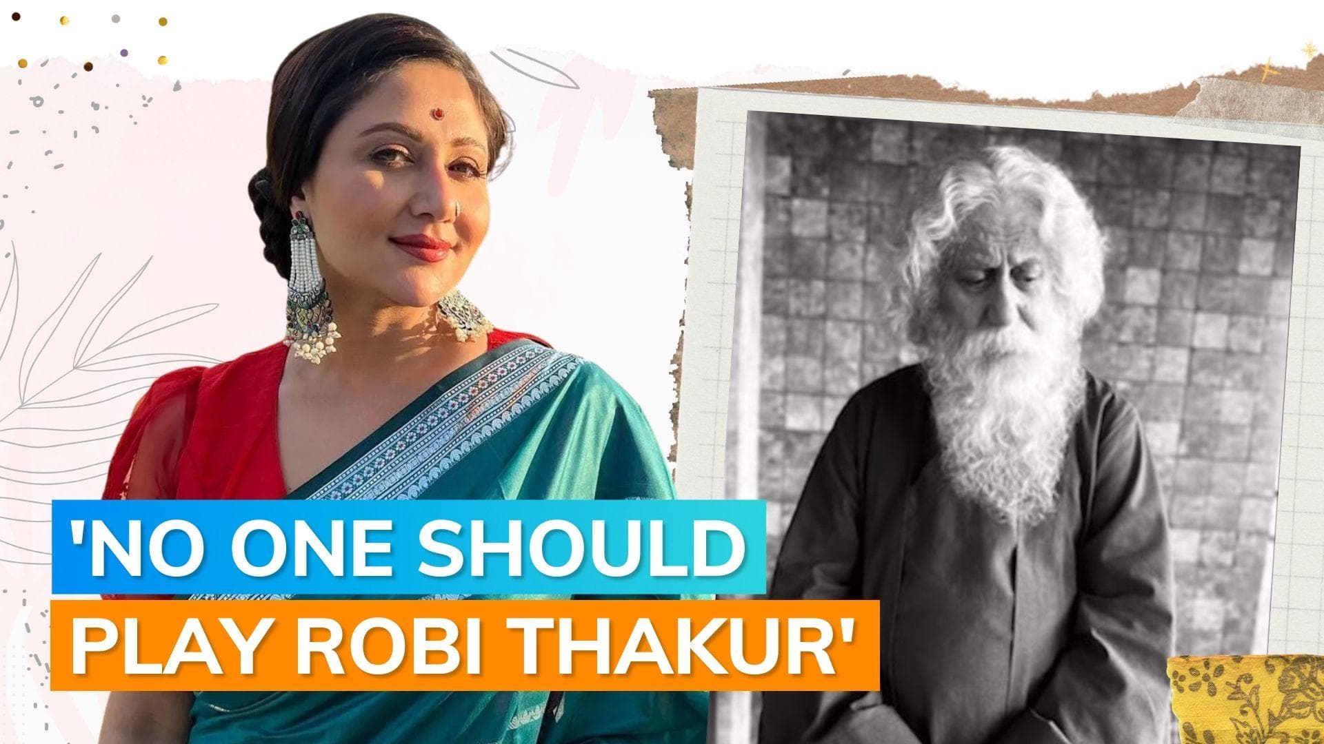 Swastika Mukherjee indirectly disapproves of Anupam Kher as Rabindranath Tagore: ‘Leave the man alone
