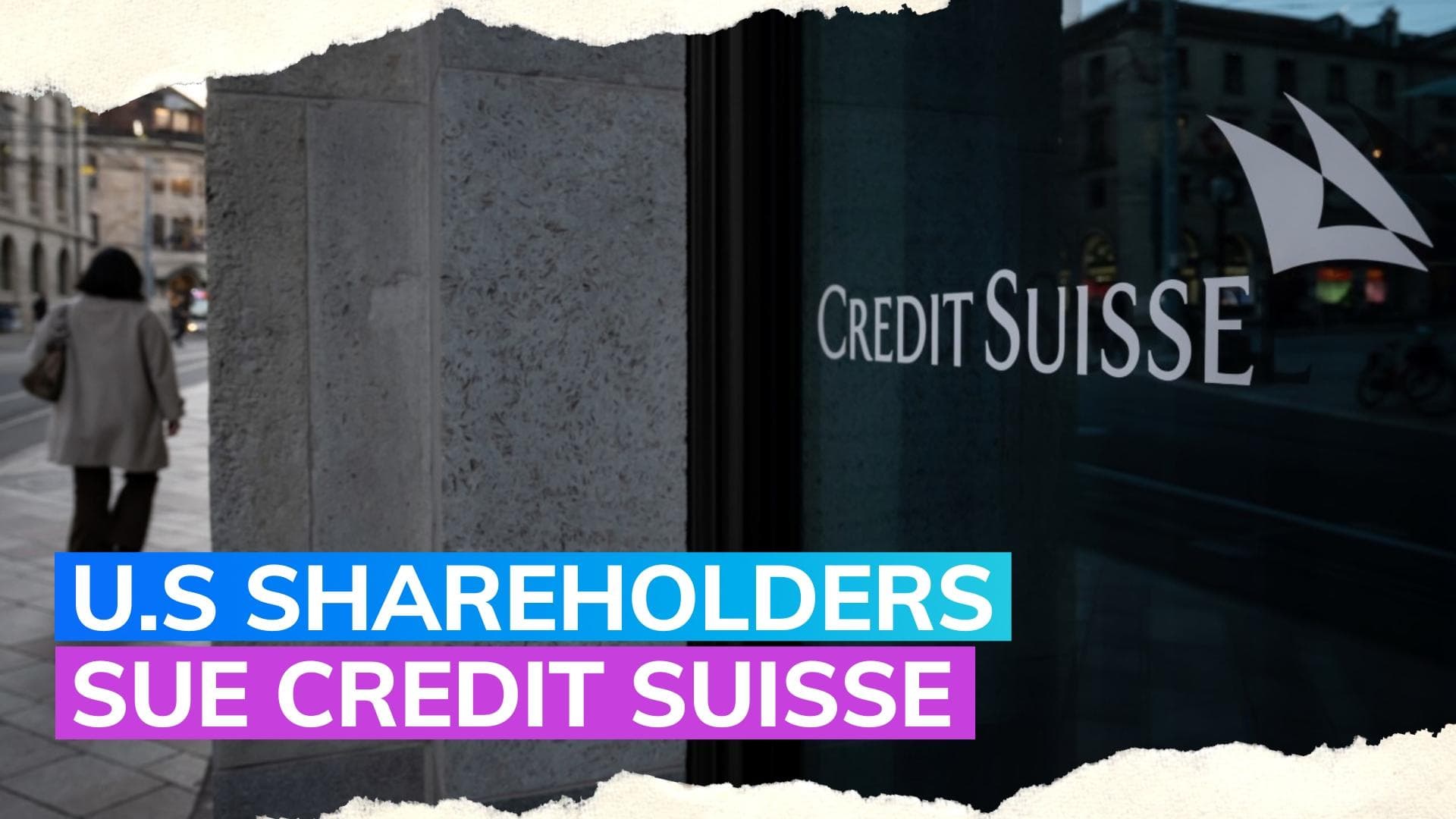 US shareholders of Credit Suisse sue the bank over finances, controls