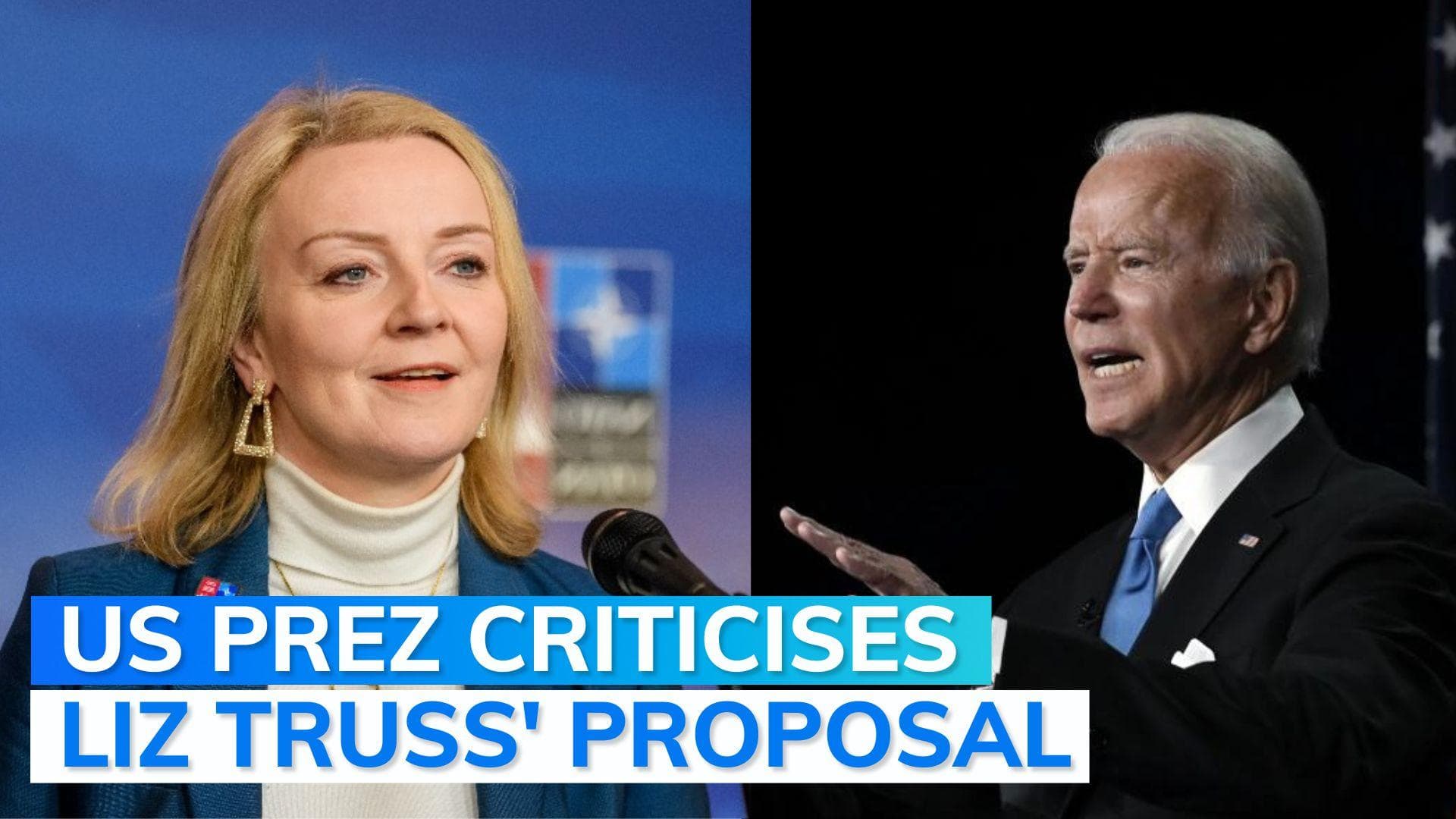 'I wasn't the only one that thought it was a mistake', says Biden on Truss' tax cuts 