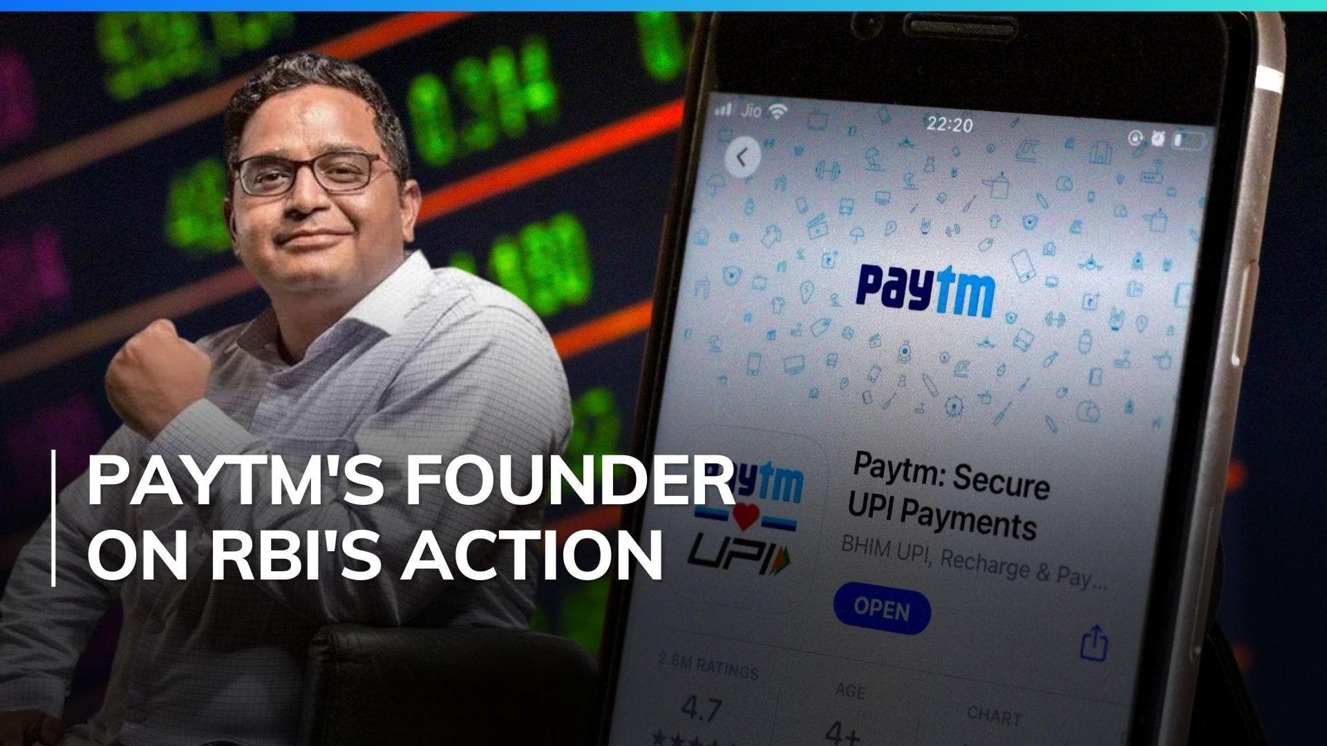 RBI action on Paytm: CEO Vijay Shekhar Sharma calls it a 'speed bump'
