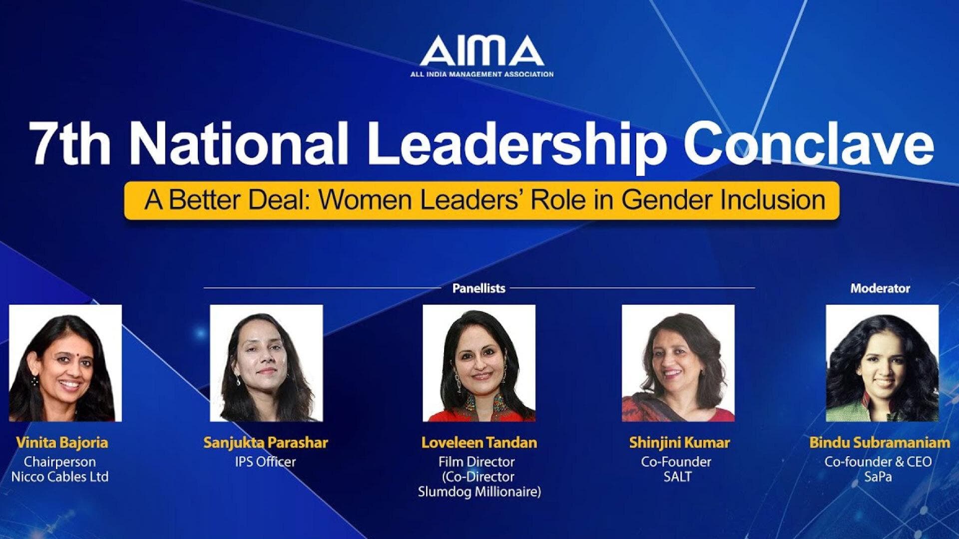 AIMA Conclave 2022: Women leaders' role in gender inclusion