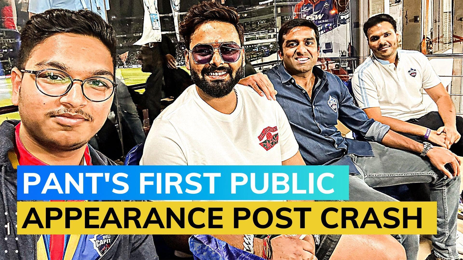 IPL 2023: Rishabh Pant joins Delhi Capitals in stadium, but not as a player