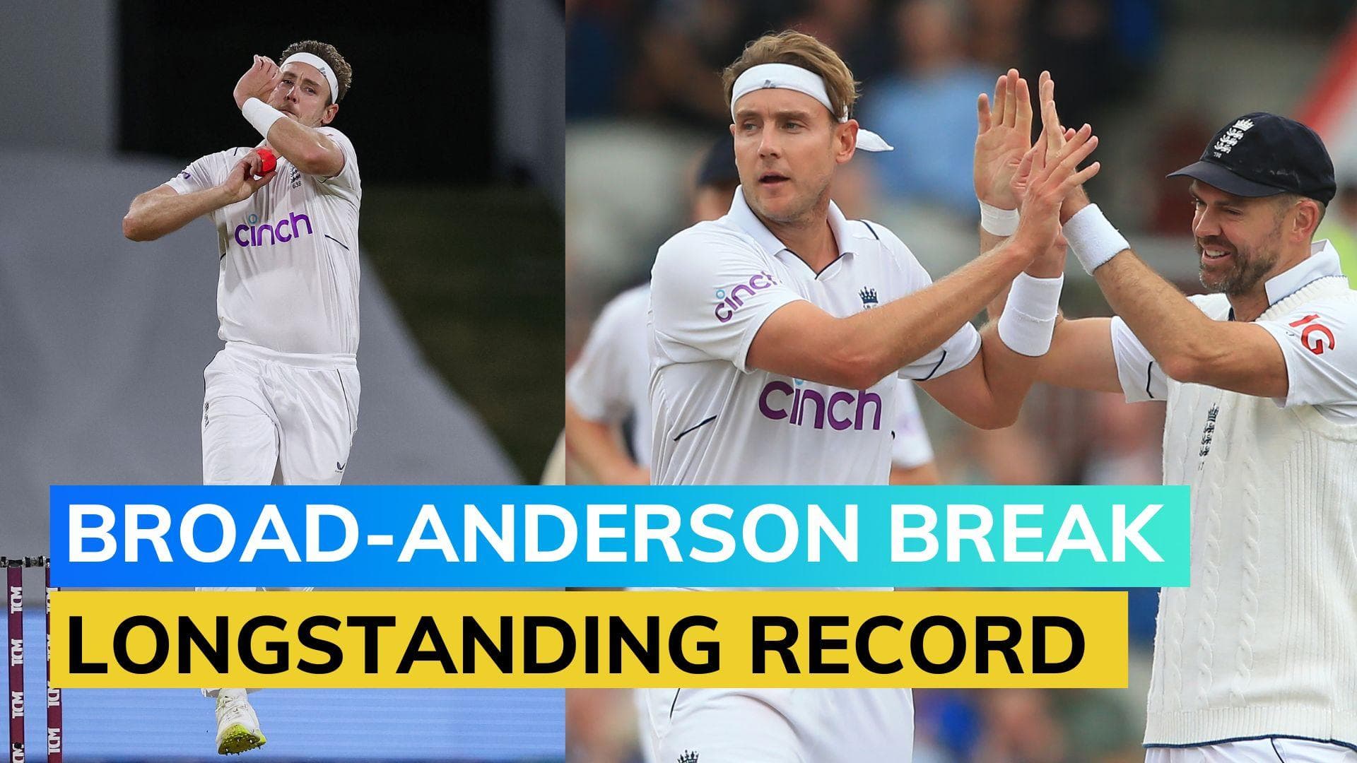 NZ vs ENG: Stuart Broad and James Anderson create history with record breaking haul
