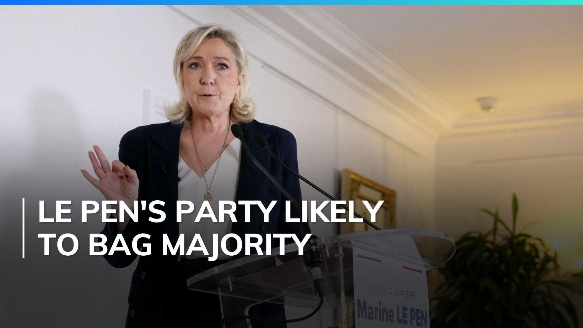 French elections: far-right National Rally ahead in first round