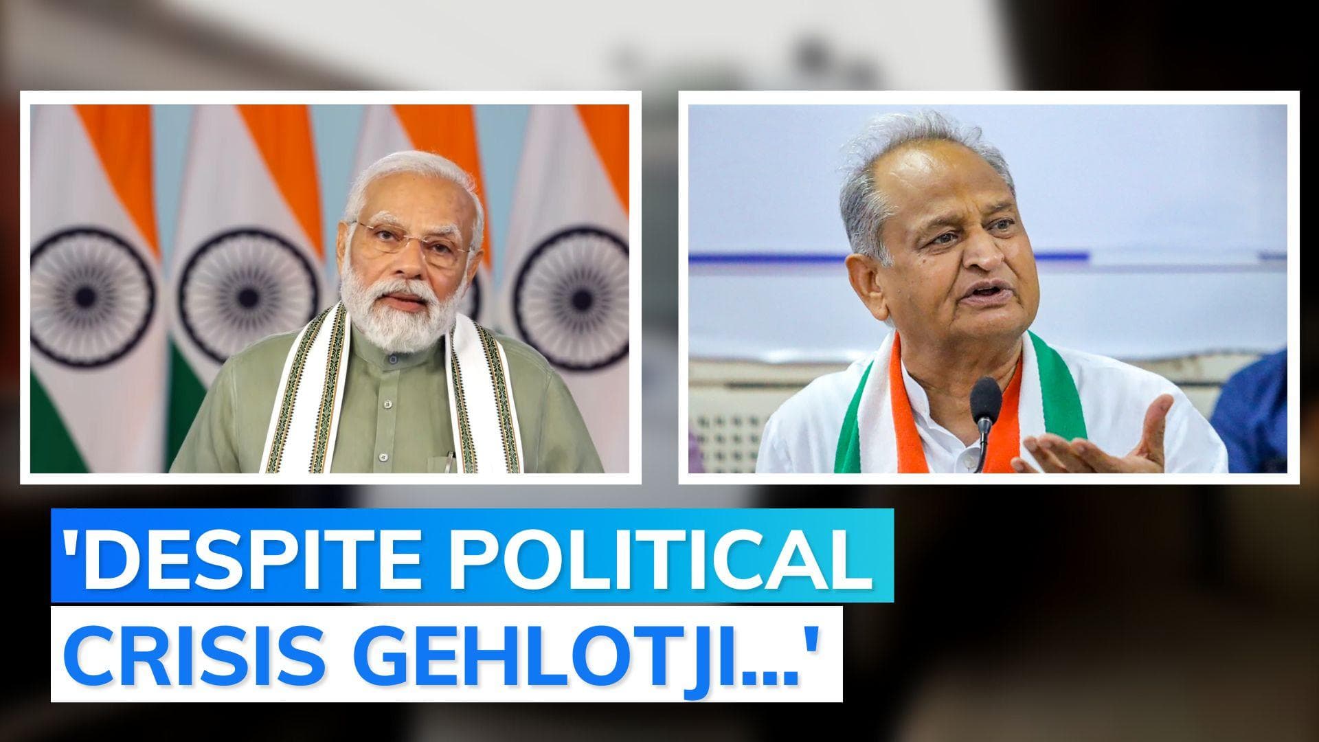 Amid Congress infighting in Rajasthan, PM Modi's message to Ashok Gehlot