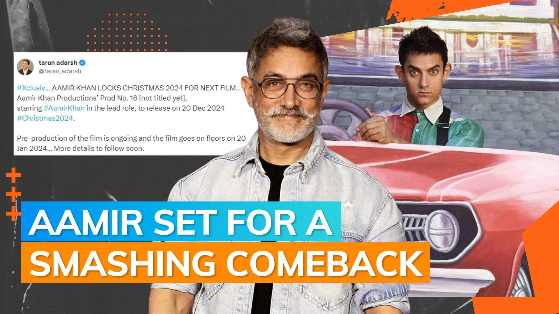 Aamir Khan is all set to return from break; locks Christmas 2024 for his next film