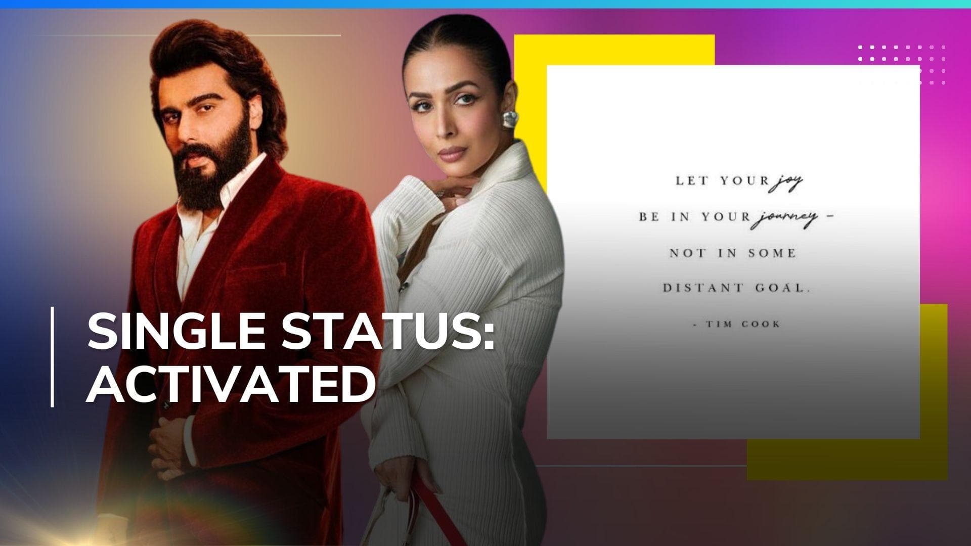 Arjun Kapoor addresses his relationship status with Malaika Arora. Here’s what he said