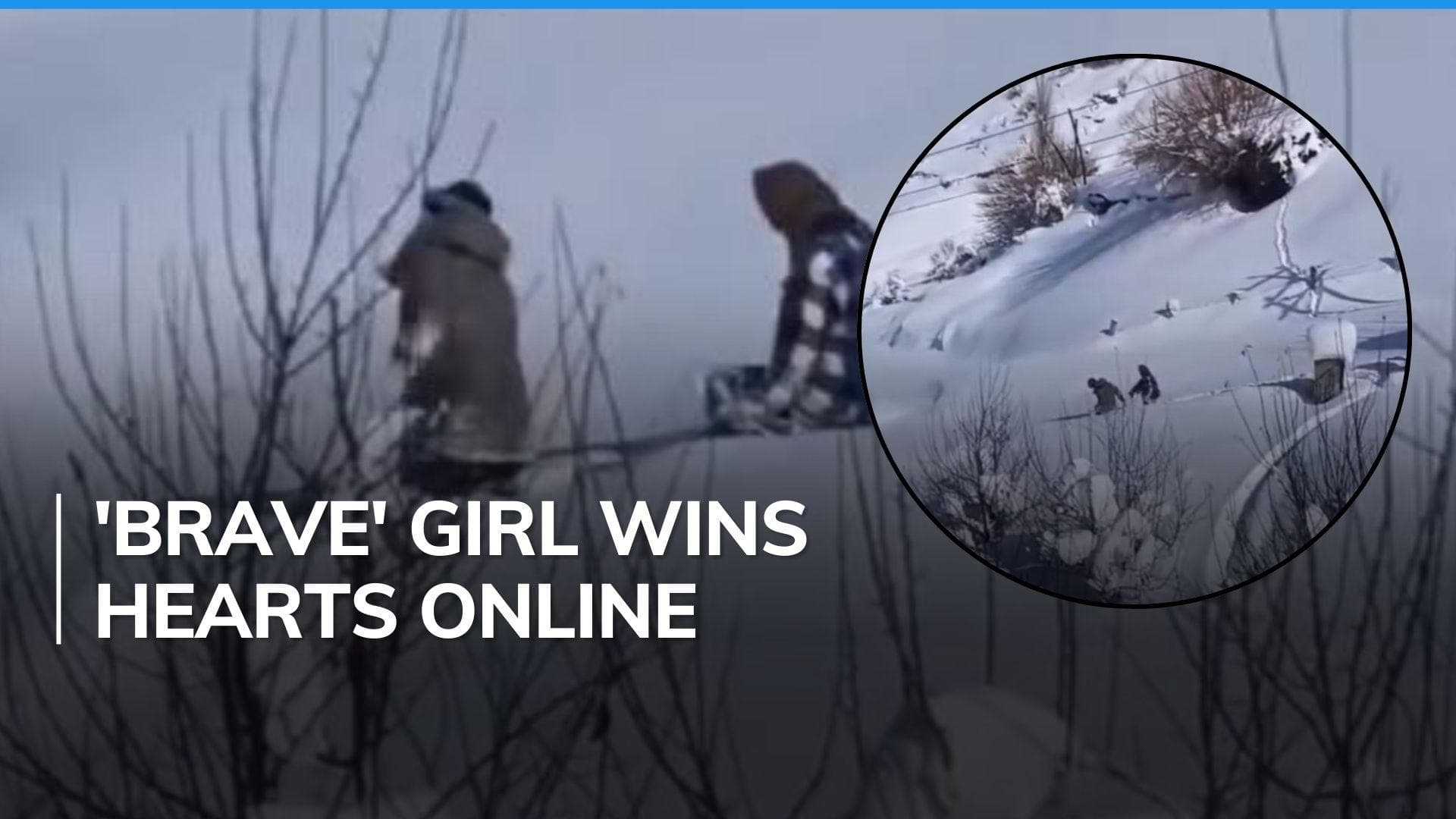 'Brave' girl battles snowy roads to give board exams, wins hearts online