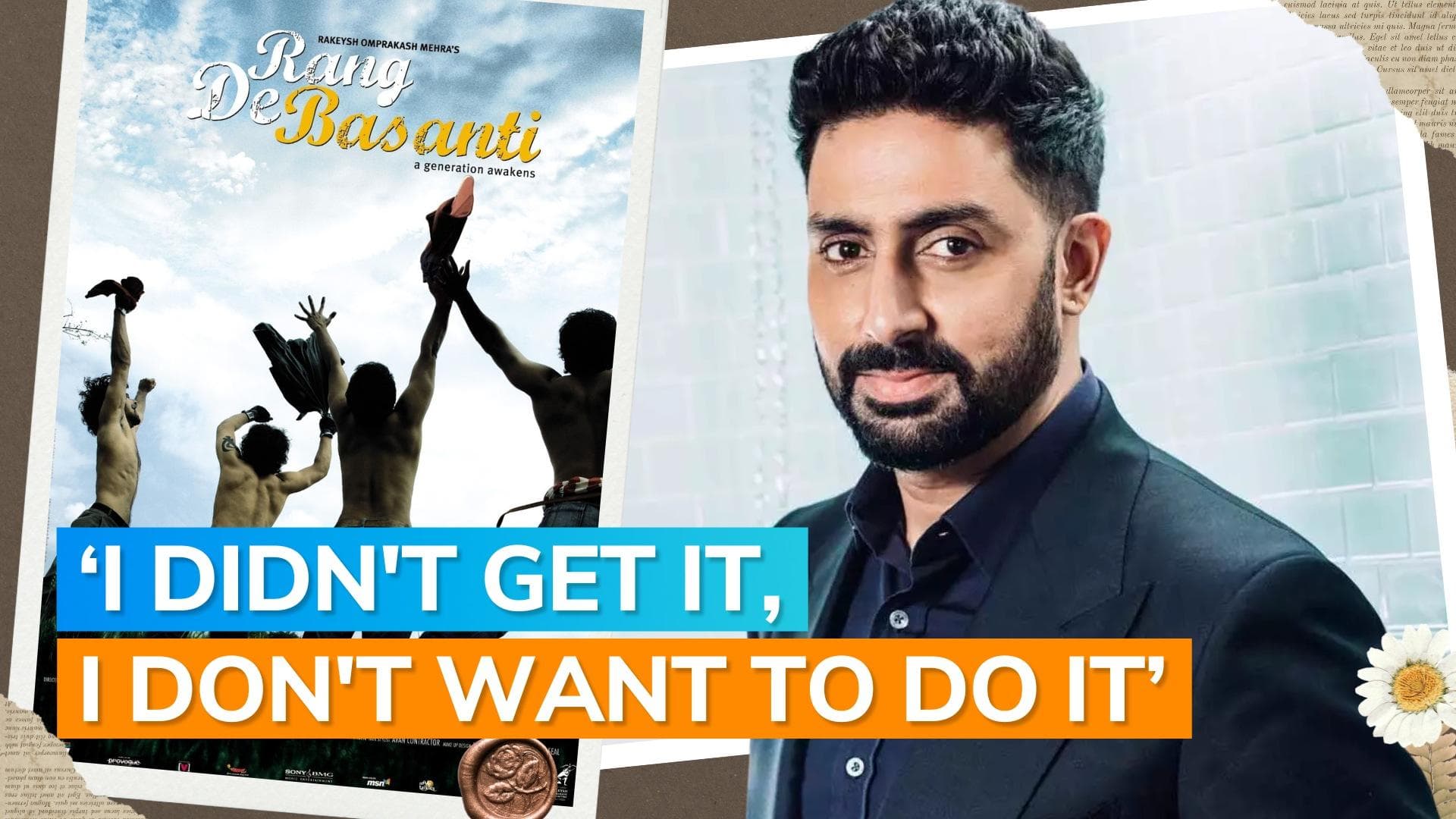 Abhishek Bachchan reveals he was offered a role in 'Rang De Basanti' but he turned it down