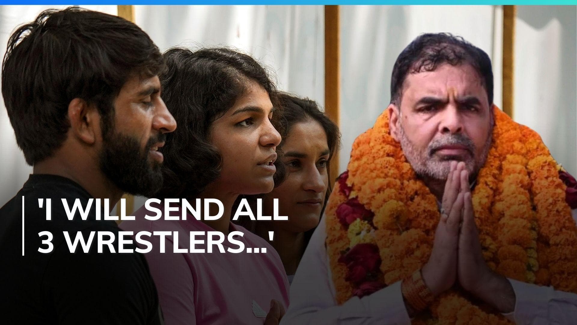 WFI President Sanjay Singh says he will personally invite Vinesh, Sakshi and Bajrang for wrestling trials