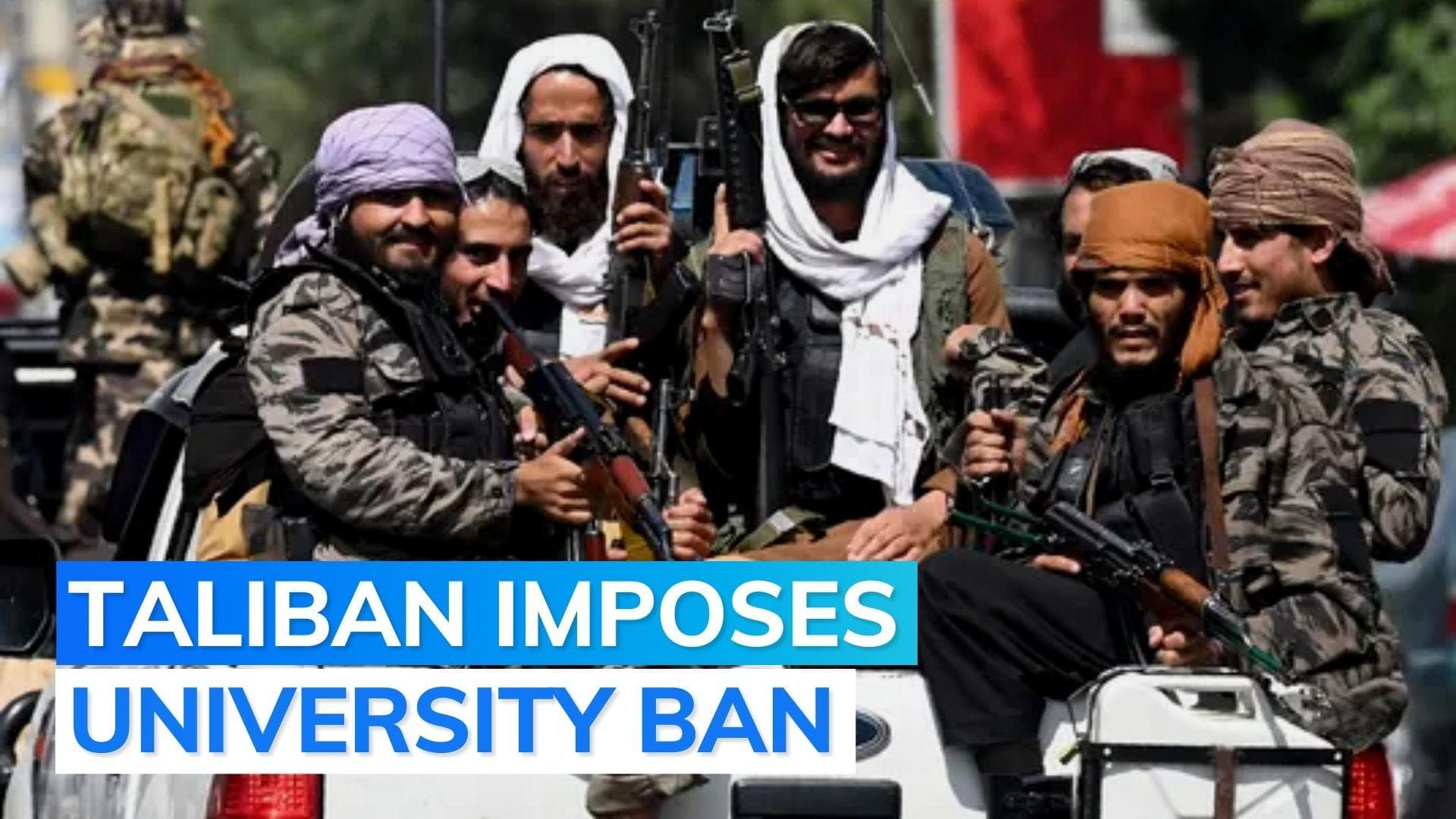 Taliban warn women can't take entry exams at universities: Report