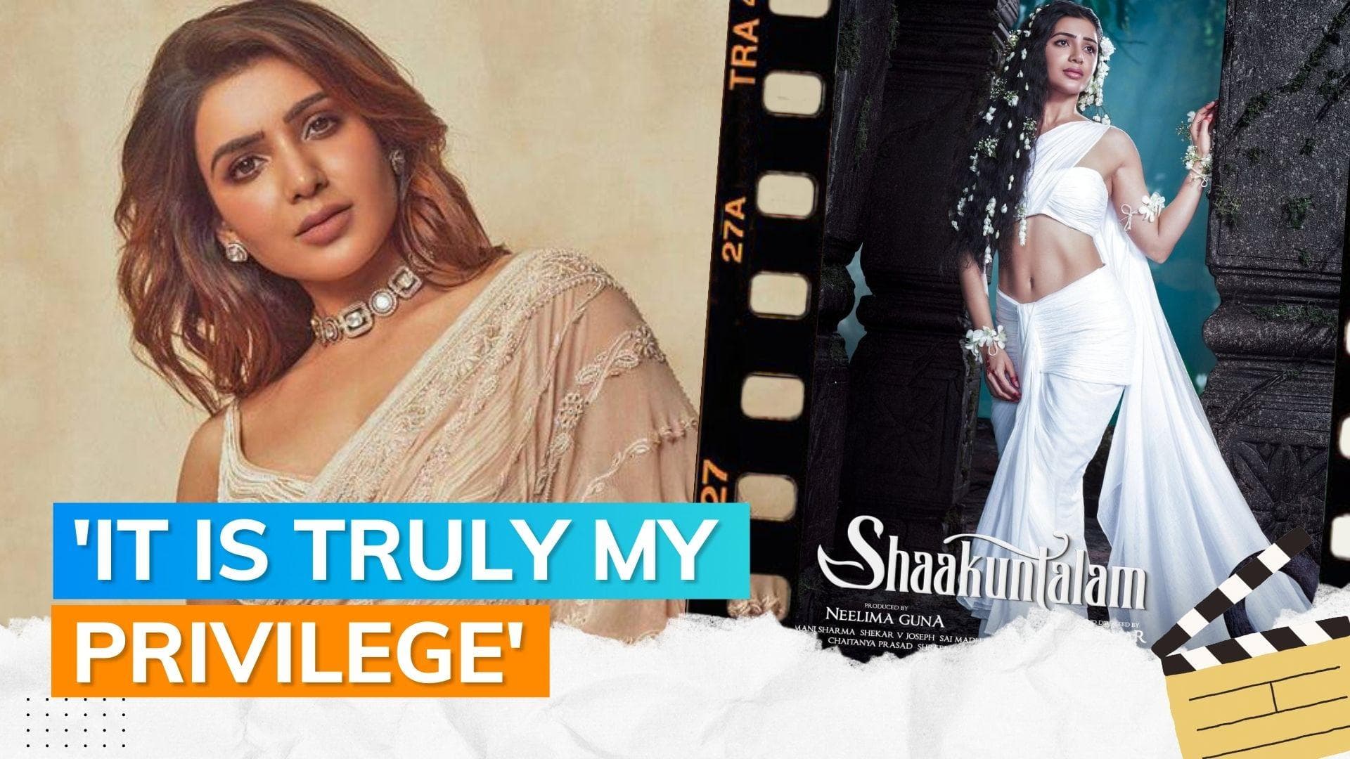 Samantha Ruth Prabhu cries at 'Shaakuntalam' trailer launch, talks about 'love for cinema'