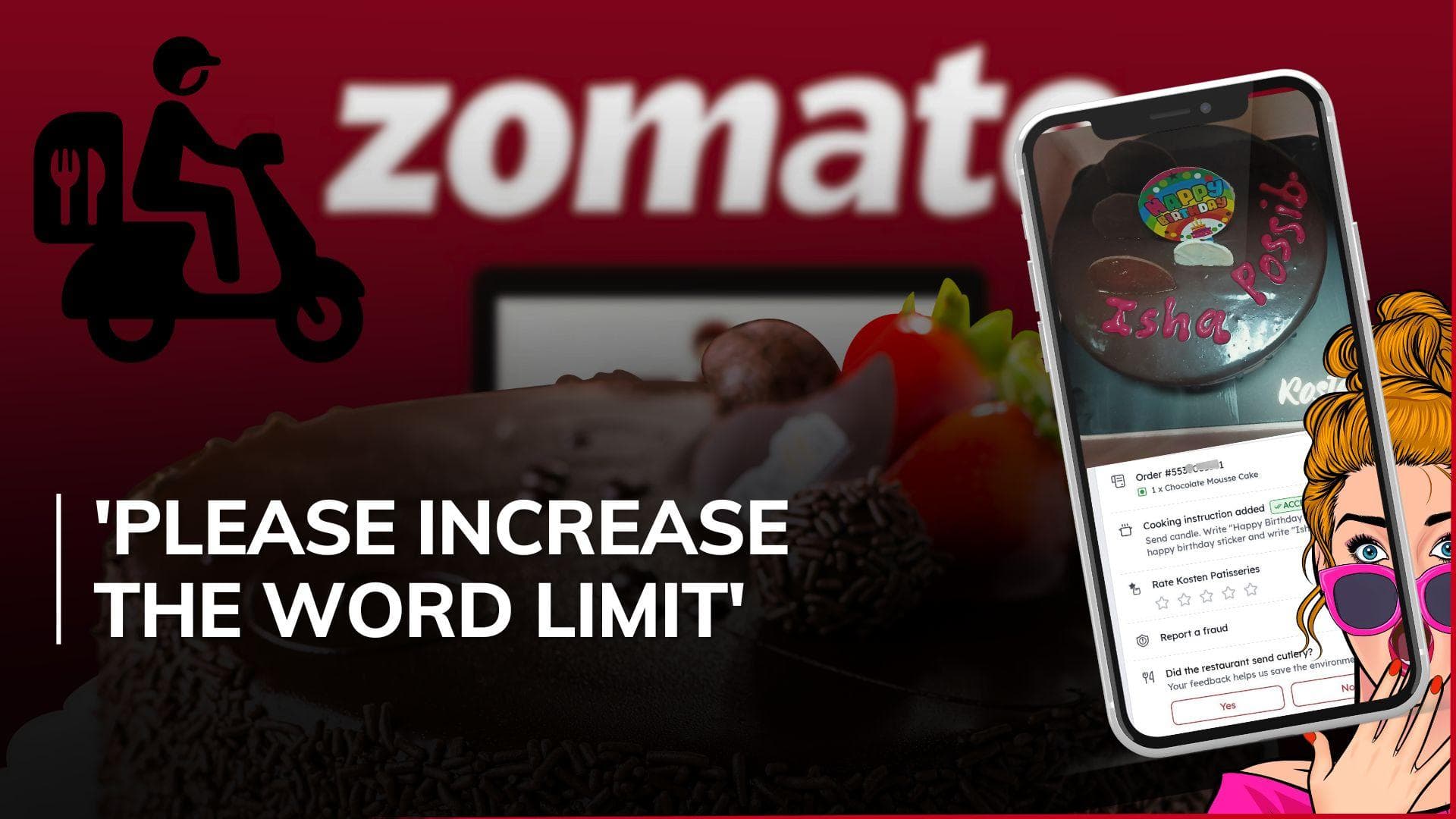 Viral: Zomato's hilarious response as man demands increase in 'word limit' 