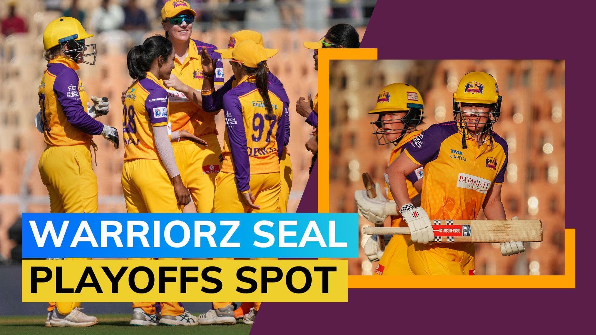 WPL 2023: Grace Harris 72-run blitz help UP Warriorz seal Eliminator berth