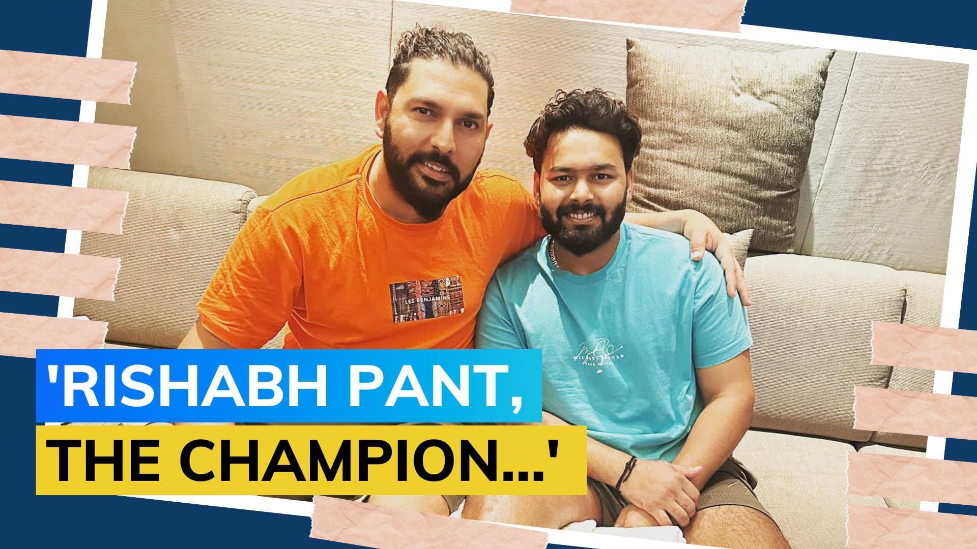 Rishabh Pant is going to rise again: Yuvraj Singh
