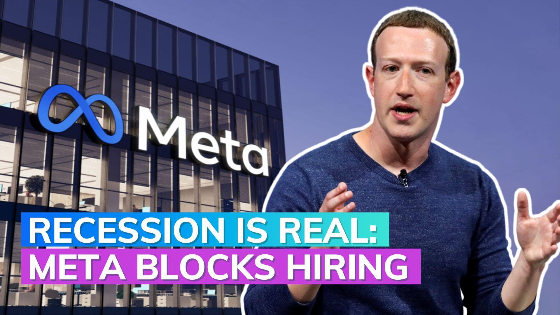 Meta announces hiring freeze, Zuckerberg blames economy