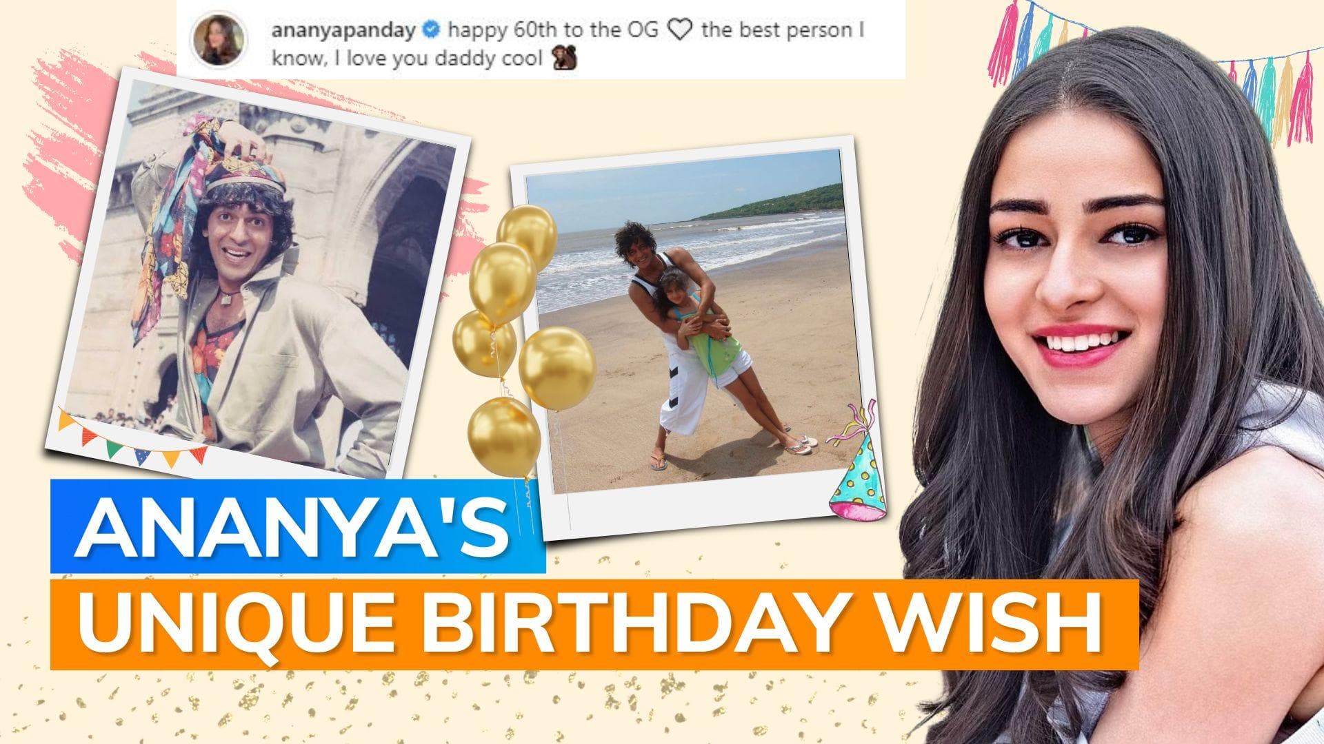 Ananya Panday pens heartfelt birthday wish for her dad Chunky Panday, shares a few throwback pics