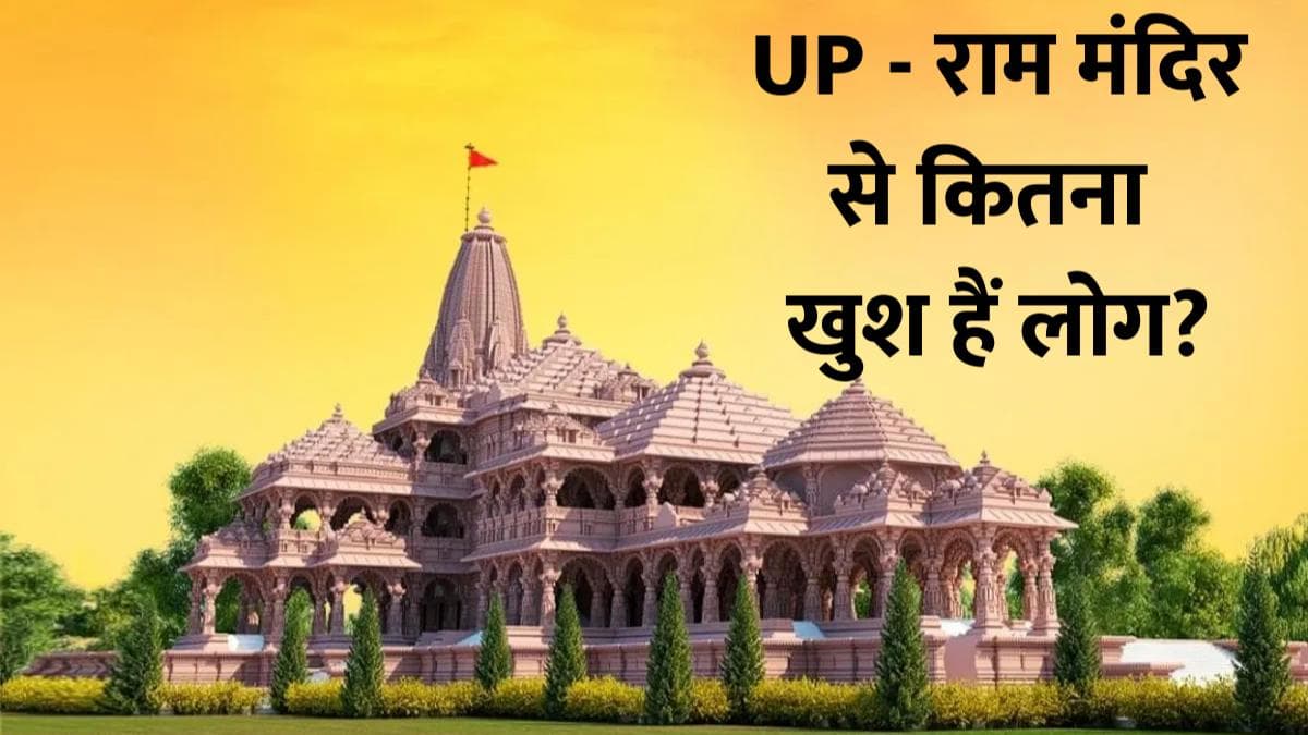 UP Elections 2022 : वेस्टर्न यूपी में राम मंदिर से कितना खुश हैं लोग?