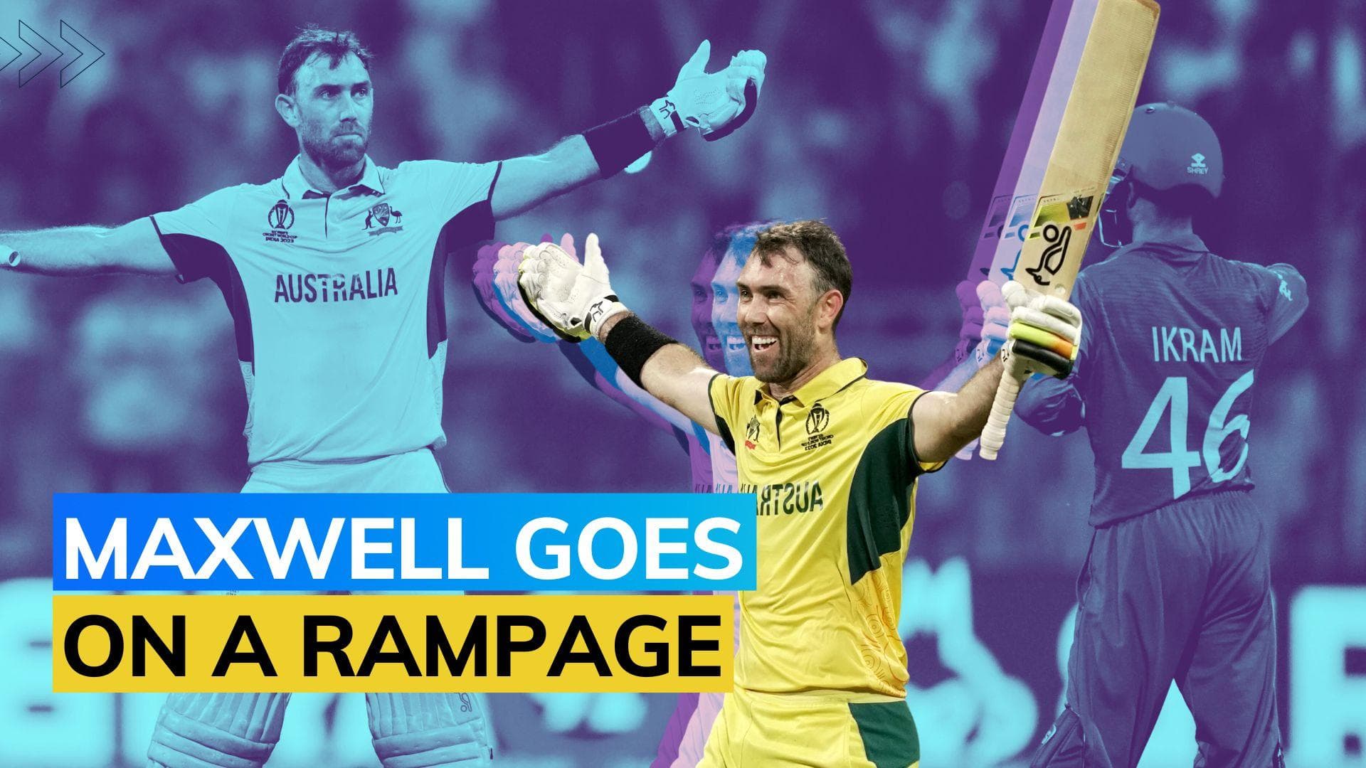 AUS vs AFG: Glenn 'Mad' Maxwell smashes most remarkable double hundred to take Australia to semifinals