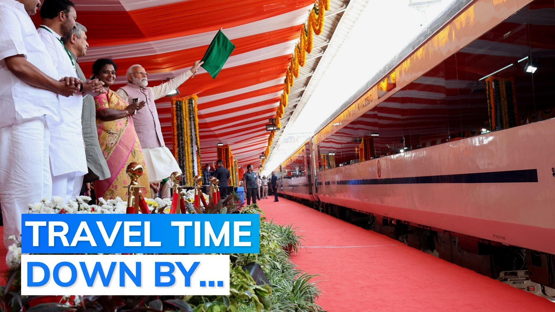 PM Modi flags off Secunderabad-Tirupati Vande Bharat train, Balaji journey shorter