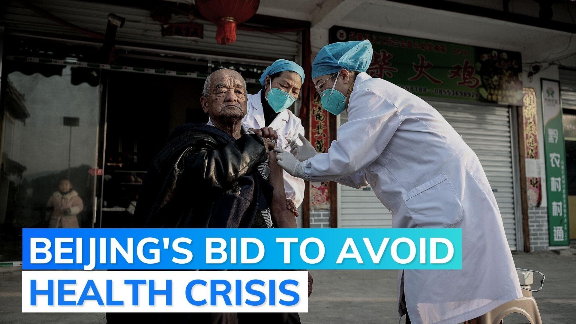 Amid rising Covid cases, China pays elderly to get vaccinated