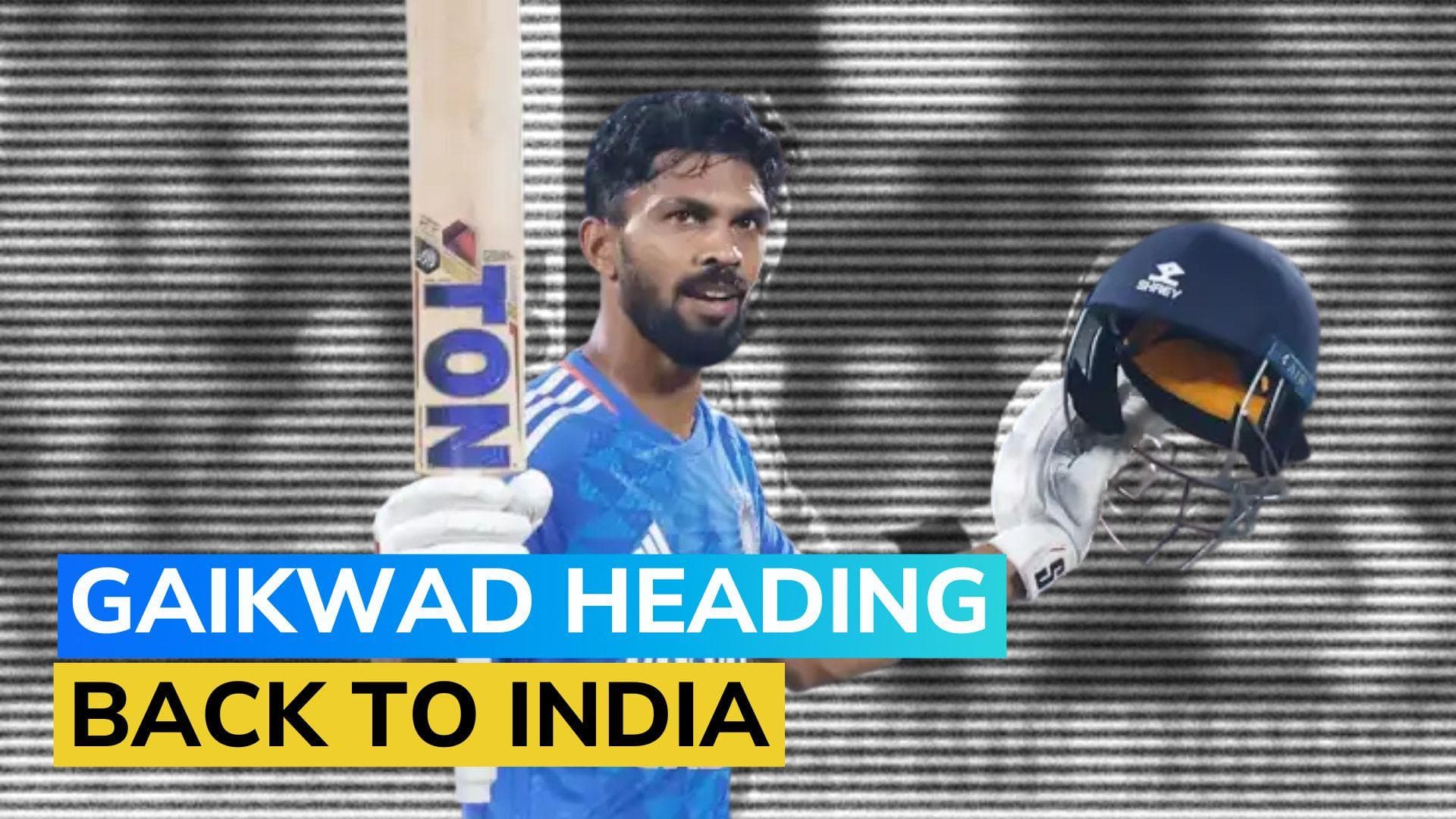 Ruturaj Gaikwad ruled out of India-South Africa Test series due to finger injury