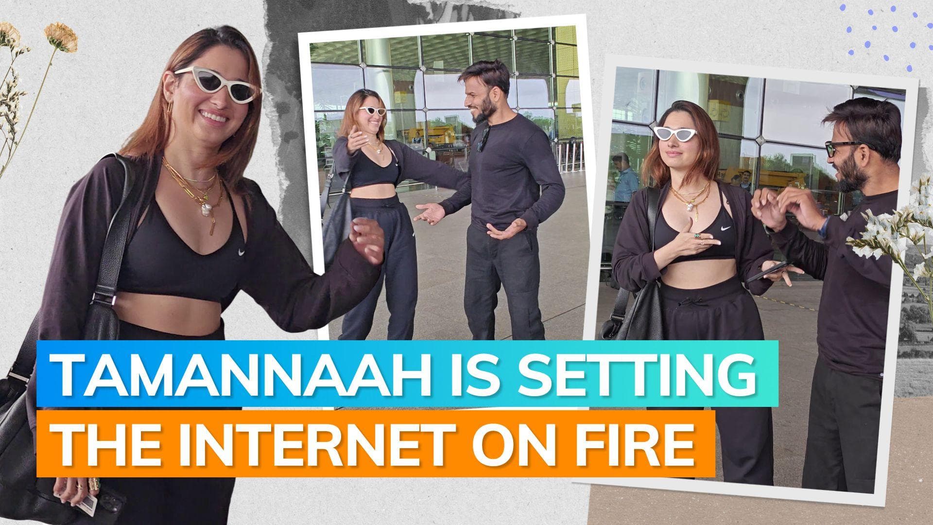 Tamannaah Bhatia obliges to paparazzi’s request; dances to ‘Jailer’s song ‘Kaavaalaa’ at airport | Watch