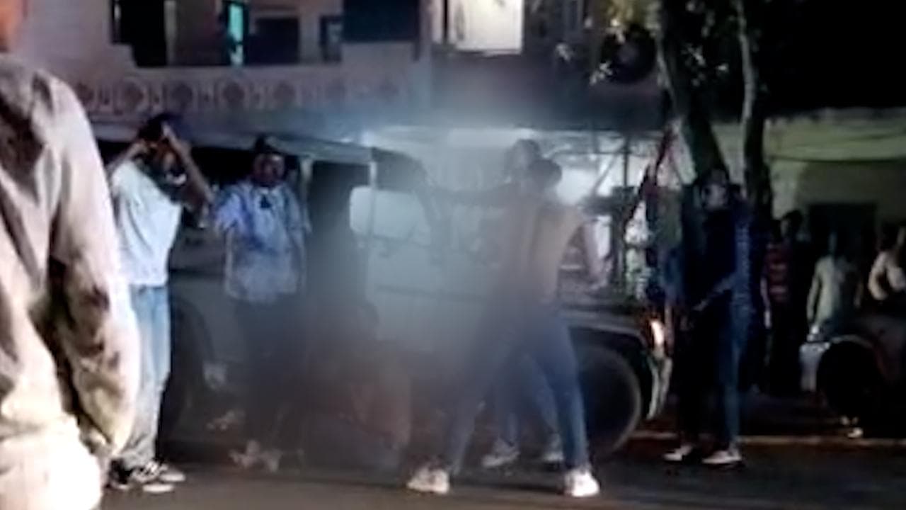 Watch: Man brutally thrashed by 6 on road for overtaking car in Haryana