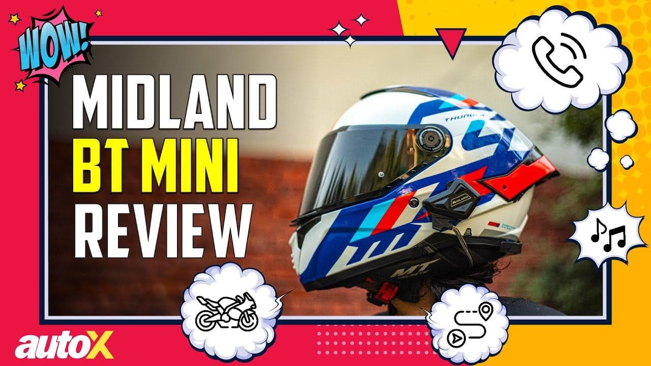Midland BT Mini Intercom Review | Bluetooth helmet Intercom for Bikes | 2024 | autoX