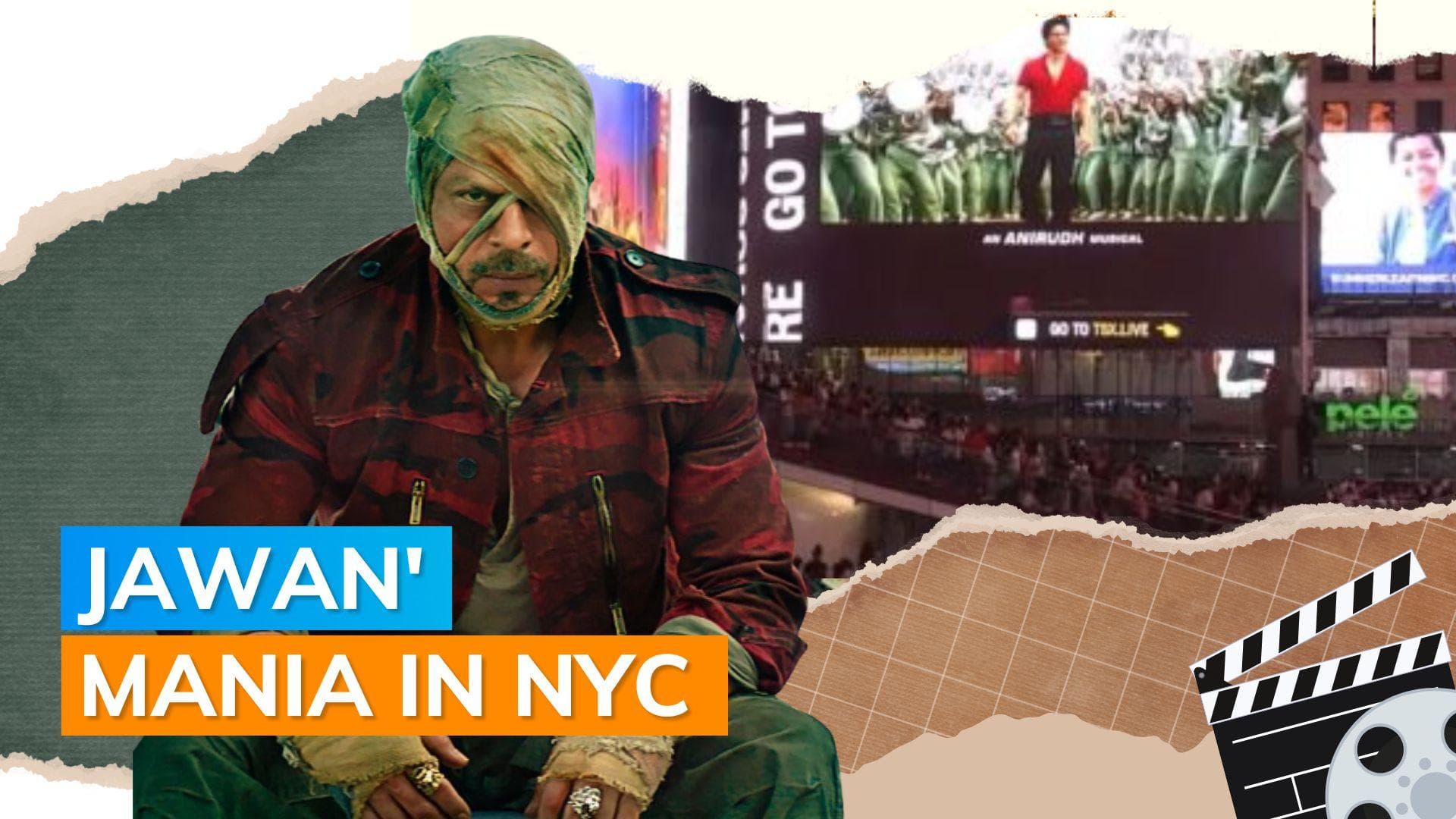 ‘Jawan’ fever takes over Times Square: Teaser of Shah Rukh Khan starrer plays on billboard