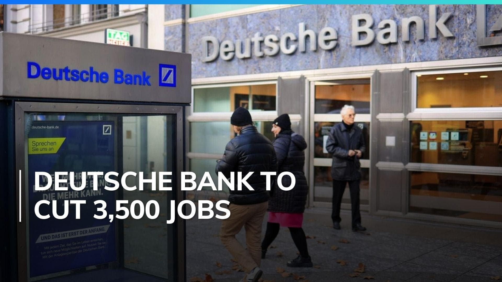 Amid cost-cutting initiative, Deutsche bank plans to cut 3,500 Jobs within the next two years