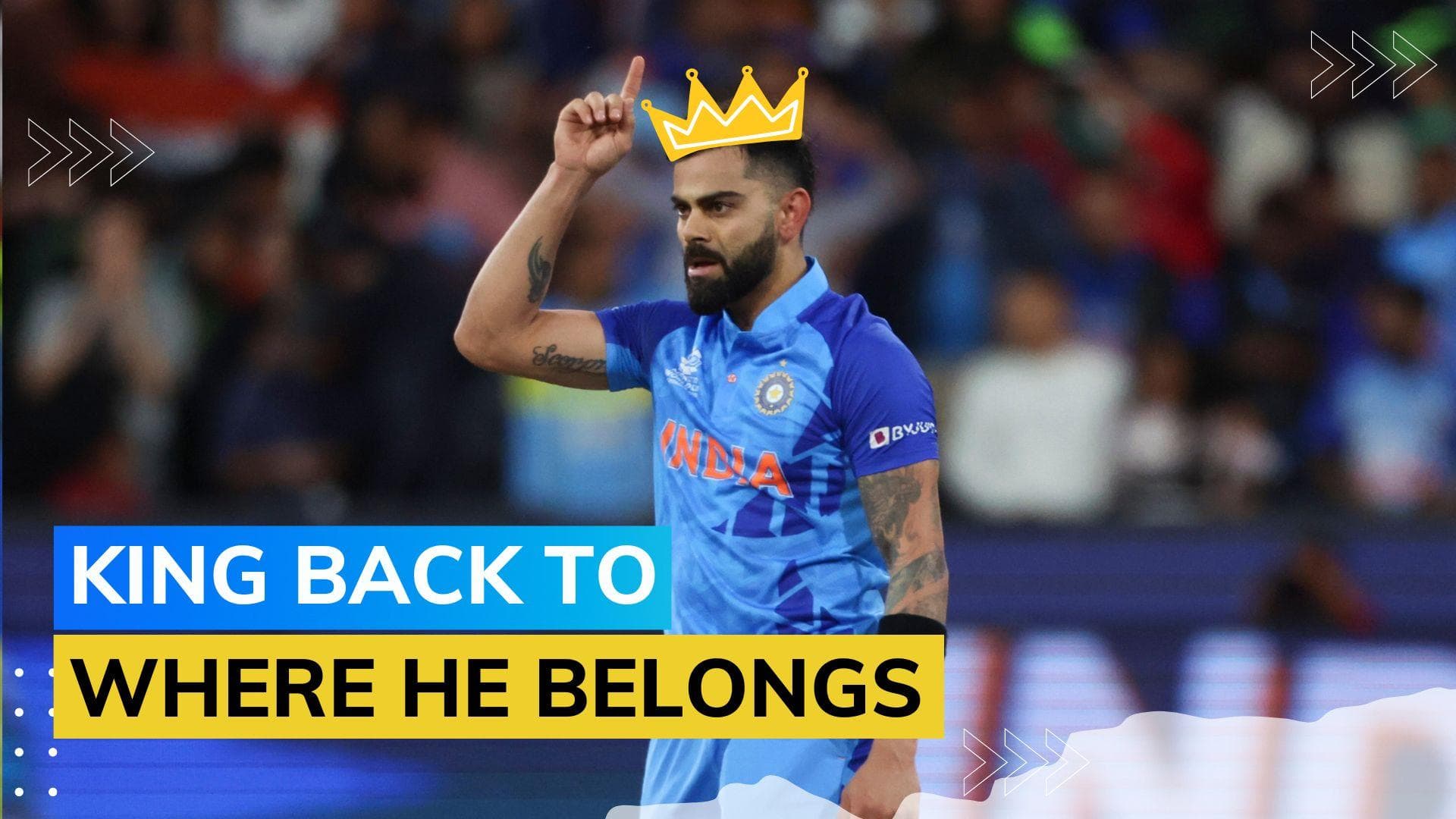 T20 World Cup: Virat Kohli breaks into Top 10 in ICC Rankings after epic knock against Pakistan