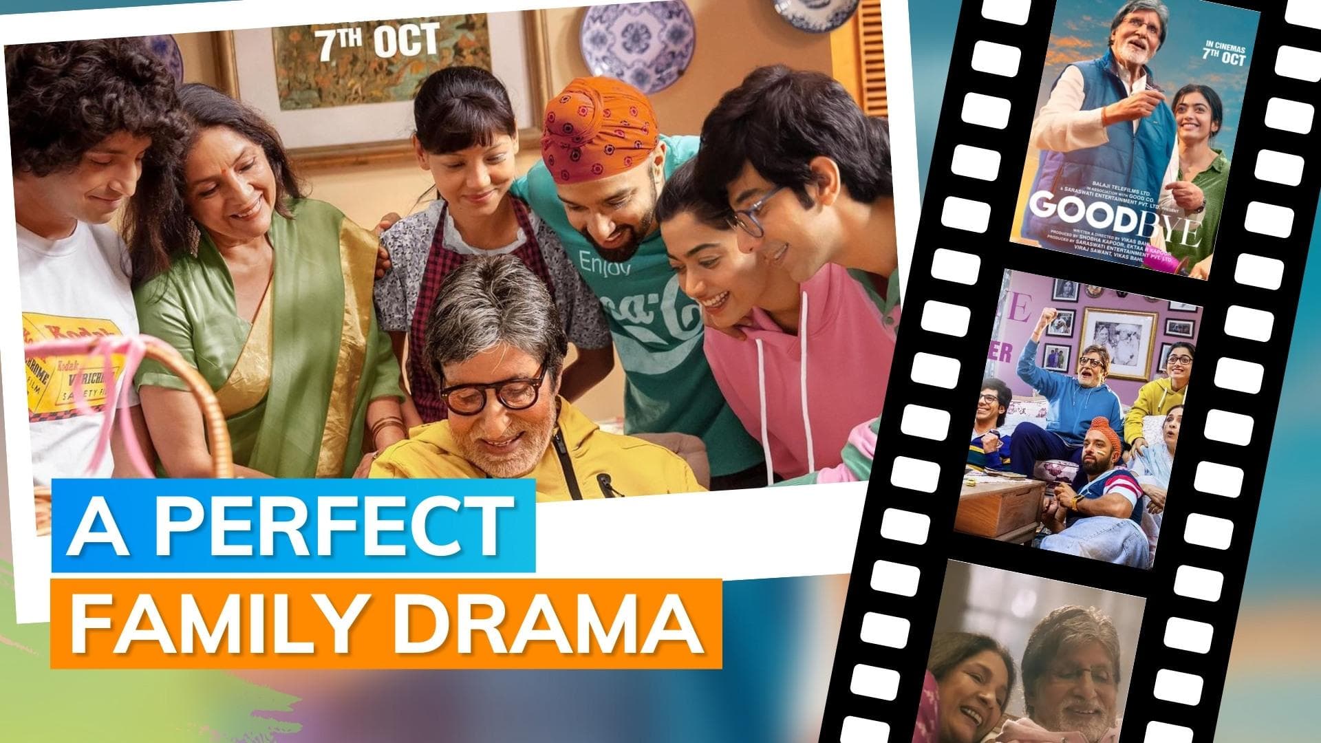 ‘Goodbye’ trailer: Amitabh Bachchan & Rashmika Mandanna’s film has a string of drama, laughter and love