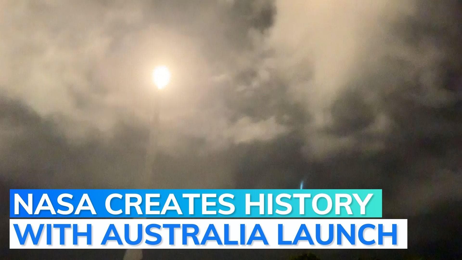  First from a launch pad outside the US, NASA rocket launches from Australia 