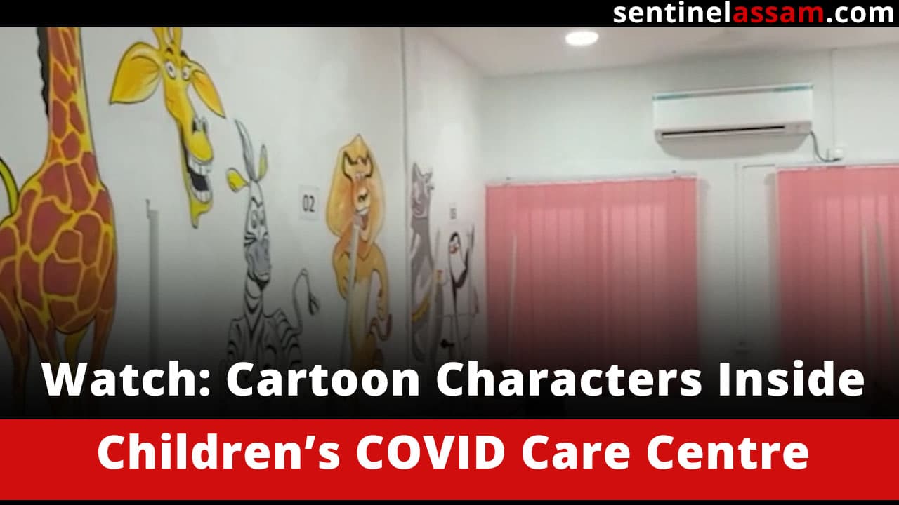 Watch: Cartoon Characters Inside Children’s COVID Care Centre