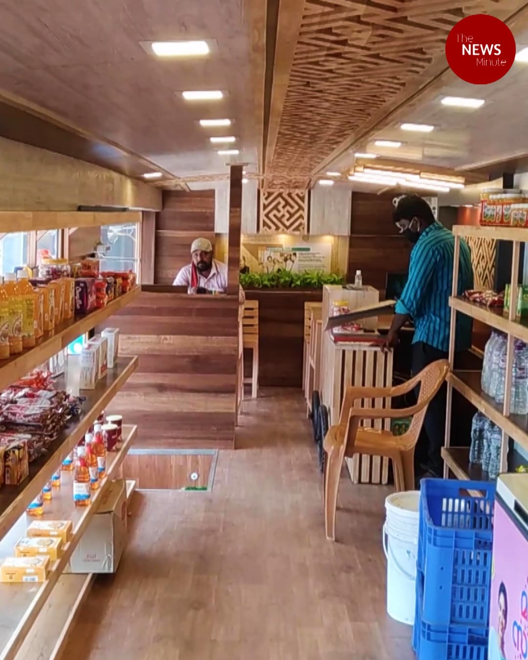 Refurbished Kerala RTC bus becomes a Milma outlet in Thiruvananthapura