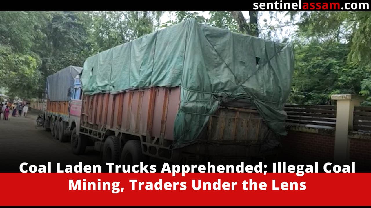 Coal Laden Trucks Apprehended; Illegal Coal Mining, Traders Under the 