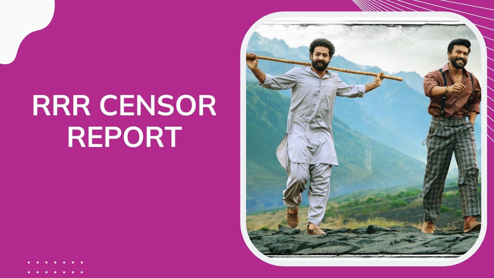 RRR: CBFC objects to abusive words in Telugu version