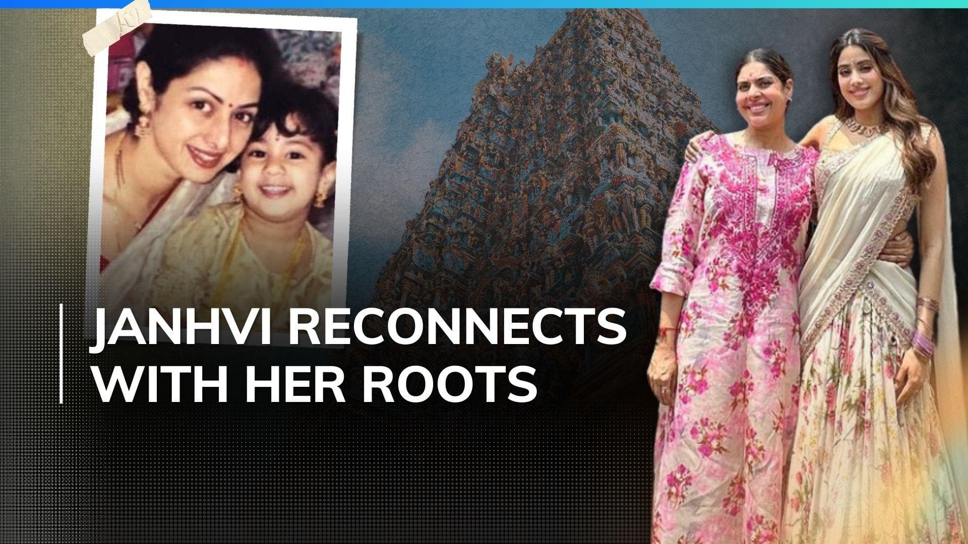 Janhvi Kapoor visits Sridevi's 'most favourite place' in Chennai, shares glimpses of Muppathanam Temple