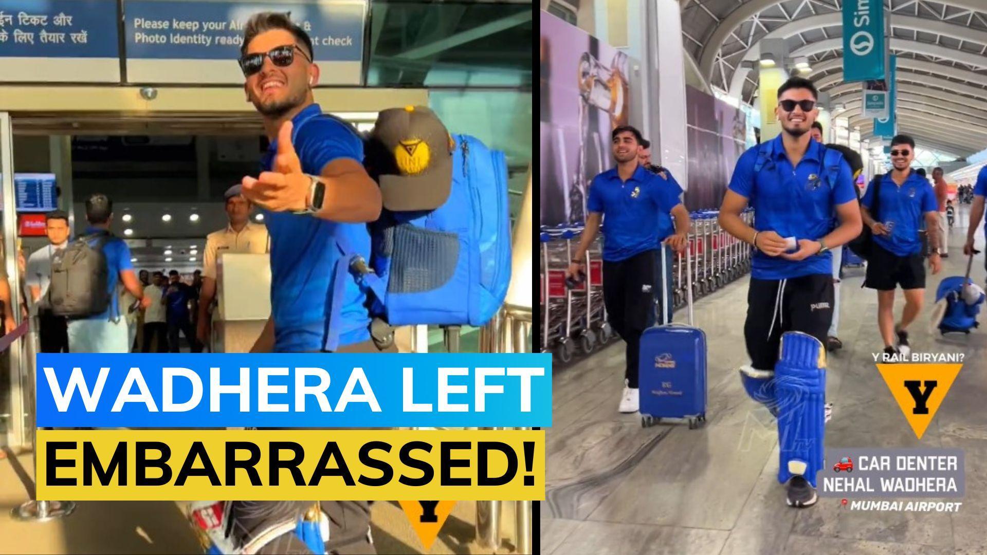 TATA IPL 2023: Mumbai Indians punish Nehal Wadhera for arriving late at batters' meeting