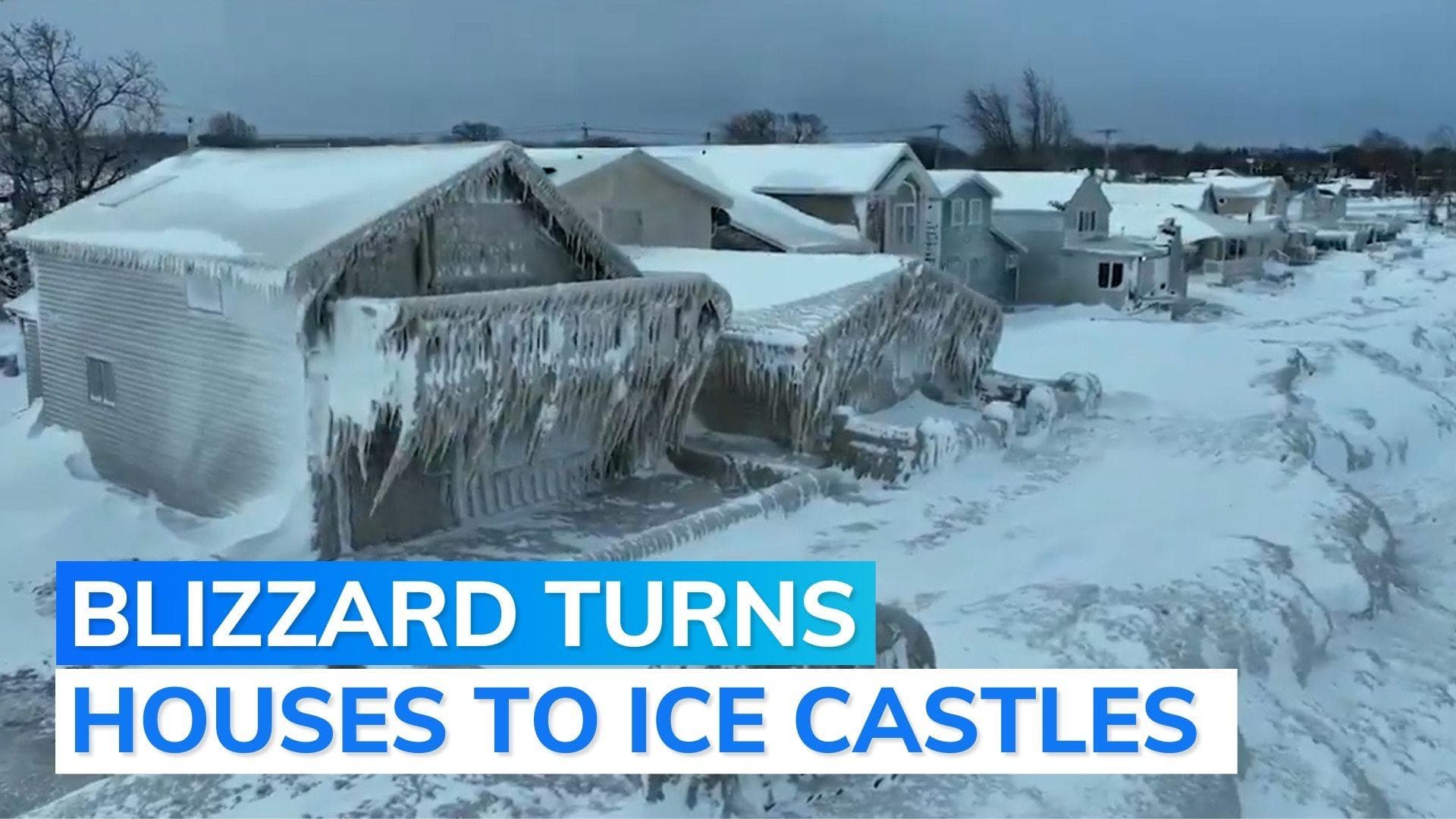 Watch: Snow drifts as high as 6 ft bury cars, backyards | US storm