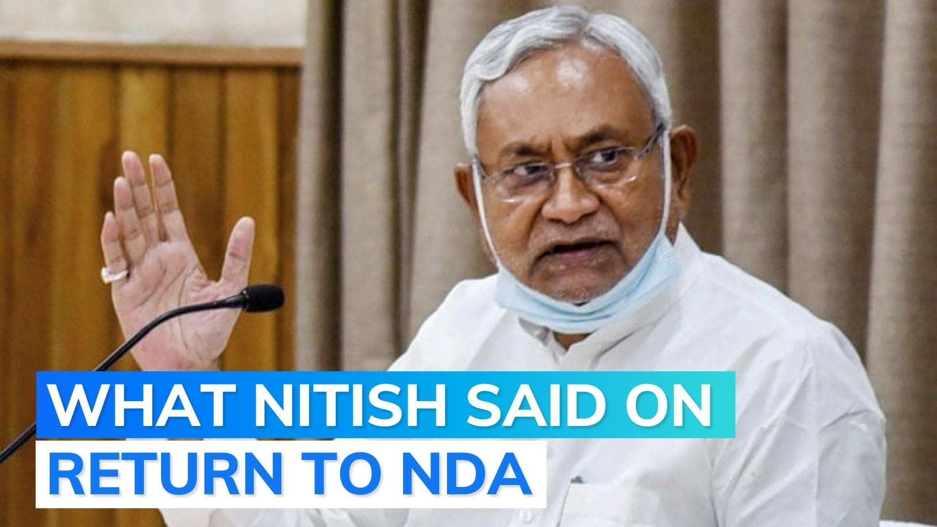 'I would rather die than...': Bihar CM Nitish Kumar on possibility of joining hands with BJP  