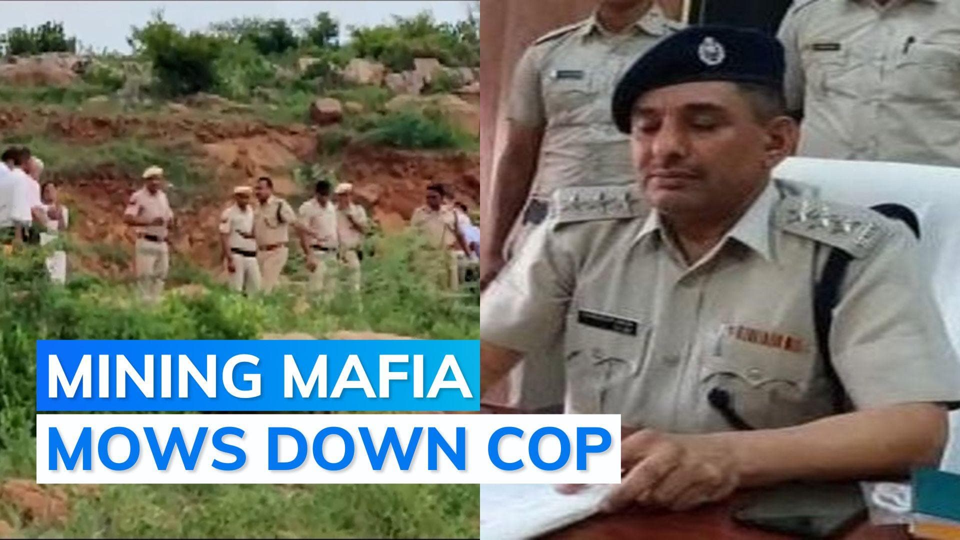 Haryana police officer tries to stop illegal mining, run over by truck 