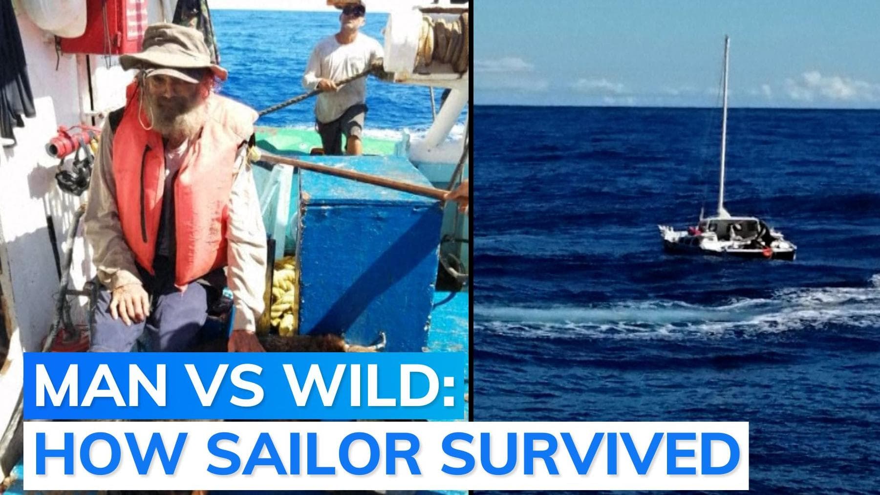 Australian man, his dog rescued after being adrift in Pacific Ocean for 3 months 