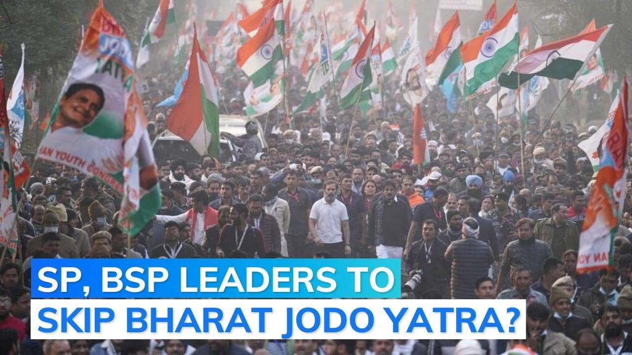 Bharat Jodo Yatra: Mehbooba Mufti to participate, UP opposition leaders decline invitation